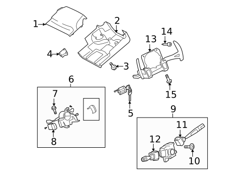 Ignition Lock for 2007 Mitsubishi Outlander #0