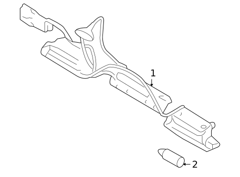 License Lamps for 2011 Hyundai Veracruz #0