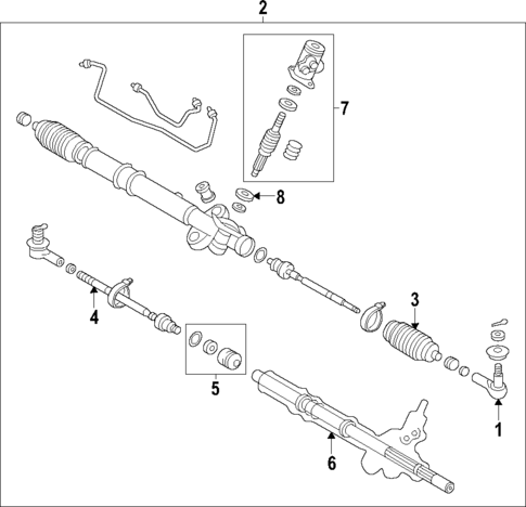 P/S Pump & Hoses for 2011 Mitsubishi Endeavor #0