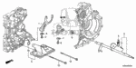 24111RPC000 - Transmission - Automatic: FORK, REVERSE SHIFT for Honda Image