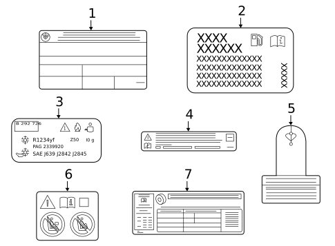 Labels for 2018 BMW 640i xDrive Gran Turismo #0