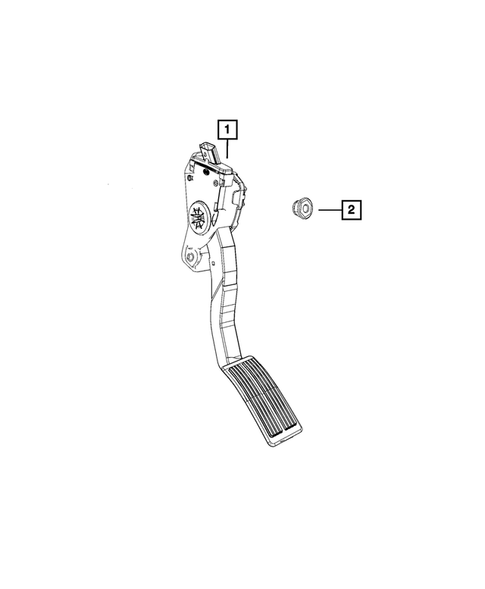 Accelerator Pedal for 2009 Jeep Wrangler #0