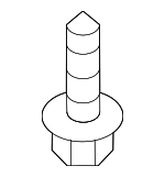 WHT007080 - HVAC: Lower Cover Wing-Nut for Audi: A3, A3 Quattro, A3 Sportback e-tron, A5 Quattro, A5 Sportback, e-tron Quattro, e-tron S, e-tron S Sportback, e-tron Sportback, Q7, Q8, Q8 e-tron, Q8 e-tron Sportback, RS Q8, RS5, RS5 Sportback, S3, S5, S5 Sportback, SQ7, SQ8, SQ8 e-tron, SQ8 e-tron Sportback Image