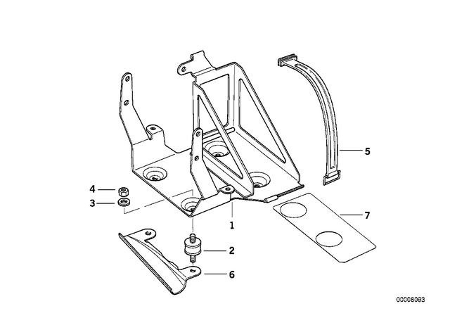 61132306191 - : Cable Guide for BMW-Motorrad Image