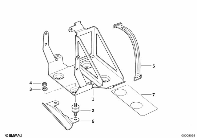61212305050 - General Electrical System: Rubber Mounting -  for BMW-Motorrad Image