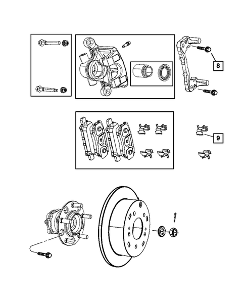 Rear Brakes for 2007 Chrysler Sebring #0