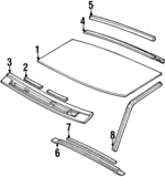 8156853520 - Body: Roof Panel for Isuzu Image