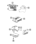 68085952AA - Electrical: Module Cover for Mopar Image