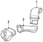 E9DZ9600G - Engine: Air Cleaner for Ford: Taurus Image