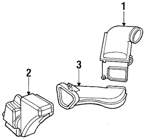 Air Intake for 1989 Ford Taurus #0