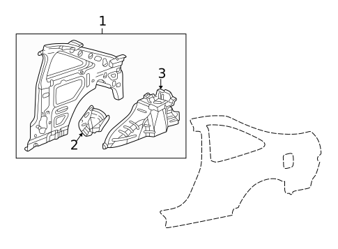 Inner Structure for 2002 Honda Accord #1
