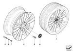 36116779794 - : Wheel, Alloy for BMW Image