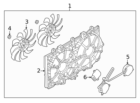 Cooling Fan for 2016 INFINITI Q50 #0