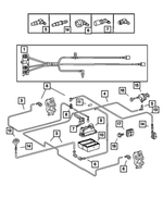 5102631AA - Doors and Related Parts: Vacuum Harness for Chrysler: Crossfire Image