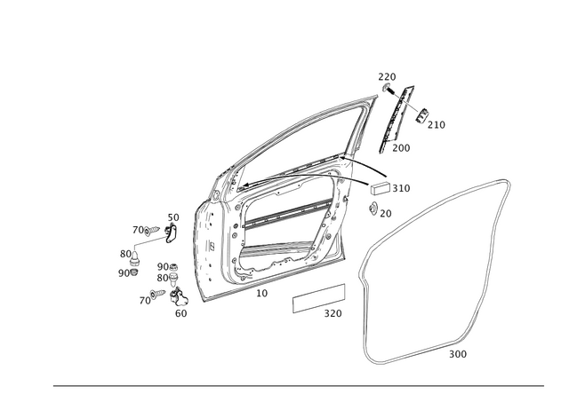 19985150 - Front Doors: Stop Plug for Mercedes-Benz Image image