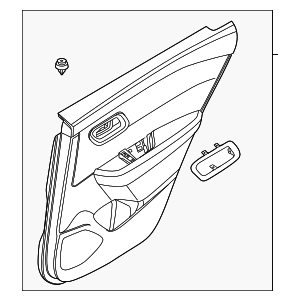 829A04MT5B - : Door Trim Panel for Nissan: Rogue Image