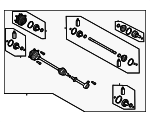 49800GI000 - Suspension: Axle Assembly for Hyundai Image