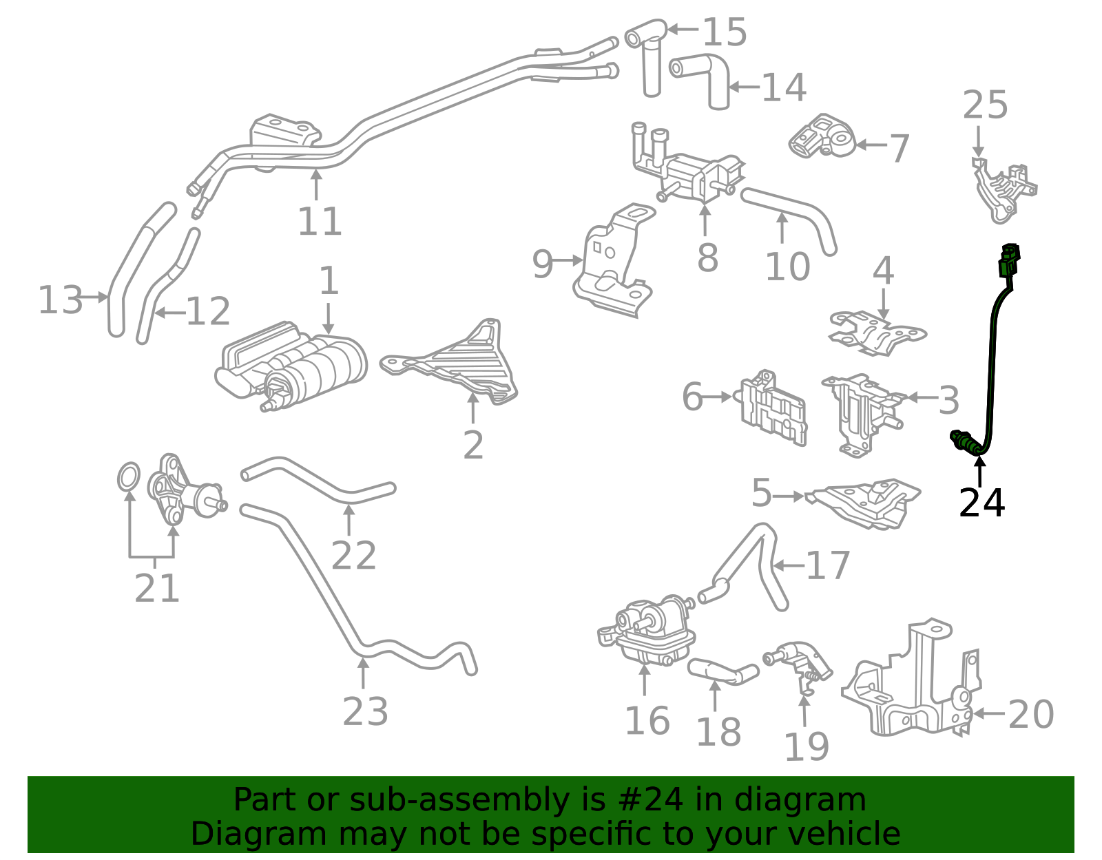 36531-5K8-004 - Sensor Laf - 2016-2020 Honda | Genuine Honda Parts