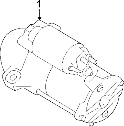 Starter for 2014 Lincoln MKT #1