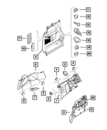 5VW24LXHAA - : Access Panel, Left for Mopar Image