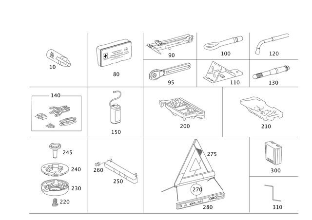 4145810049 - Tools and Accessories: Key for Mercedes-Benz Image image