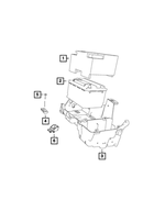 BBH7F001AA - Electrical: Storage Battery, Us for Chrysler: 200, 300, Pacifica, Town &amp; Country, Voyager | Dodge: Challenger, Charger, Durango, Grand Caravan, Magnum, Ram 1500, Ram 2500, Ram 3500 | Jeep: Cherokee, Commander, Grand Cherokee, Grand Wagoneer, Wagoneer, Wrangler | Ram: 1500, 1500 Classic, 2500, 3500, C/V Image