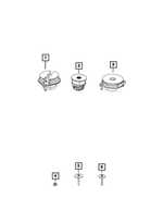 68092745AD - Frame, Bumper and Fascia: Body Hold Down Cushion for Ram: 1500, 1500 Classic Image