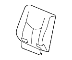 19127634 - Body: Seat Back Cover for Hummer: H2 Image