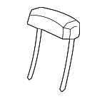 19127985 - Body: Headrest Cover for Hummer: H2 Image