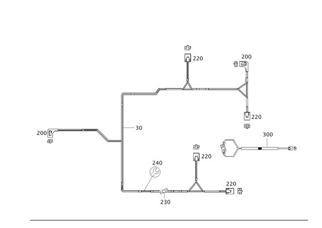 4638204831 - Electrical System: Electrical Wiring Harness for Mercedes-Benz: G55 AMG, G550, G550 4x4, G63 AMG, G65 AMG Image image