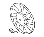 1K0959455ET - Cooling System: Fan Assembly for Volkswagen: Beetle, CC, Eos, Golf, Golf R, GTI, Jetta, Passat, R32, Rabbit, Tiguan, Tiguan Limited Image