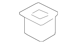 7P0121276 - Cooling System: Radiator Upper Insulator for Audi Image