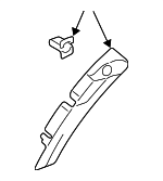 8152045210 - Body: Window Molding for Isuzu Image