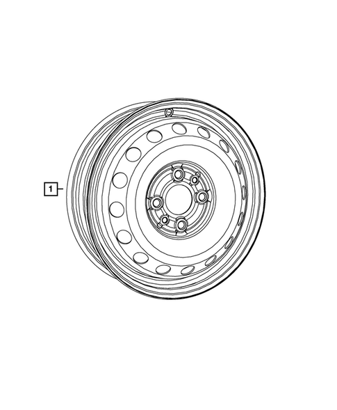 Wheel Spare for 2015 Fiat 500 #0
