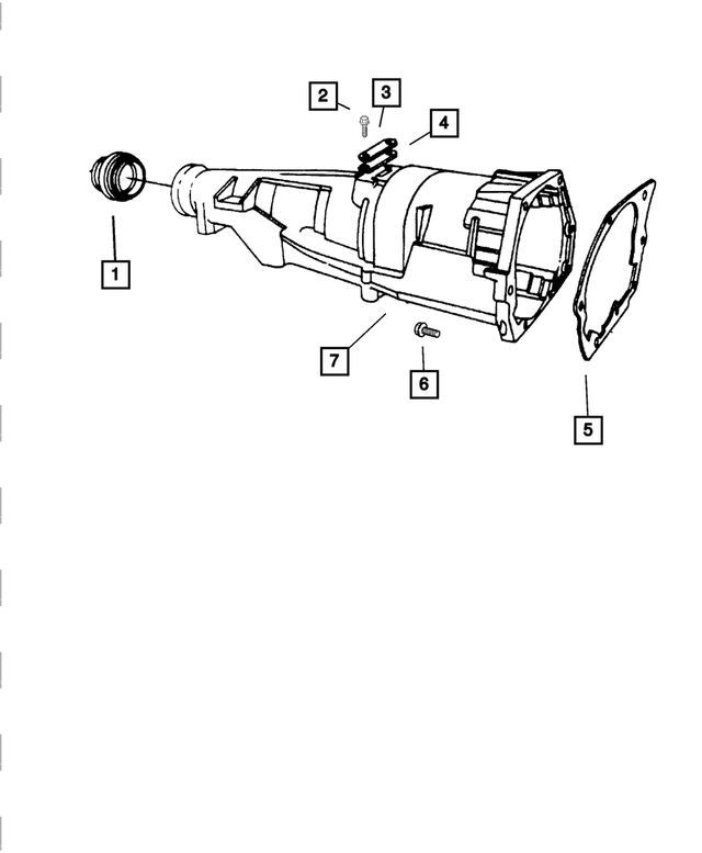 4471564 - Automatic Transmission 4 Speed: Overdrive Piston Retainer Gasket for Mopar Image