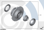 31222299192 - : Service Kit For Wheel Bearing, Front for BMW Image