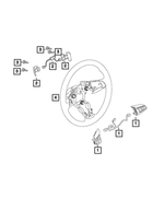 68329115AA - Electrical: Multifunction Switch Kit for Mopar Image