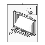 19010R70A53 - : Radiator Assembly for Honda: Accord, Accord Crosstour, Crosstour Image