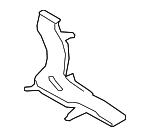 51477434330 - Body: Floor Duct for BMW Image