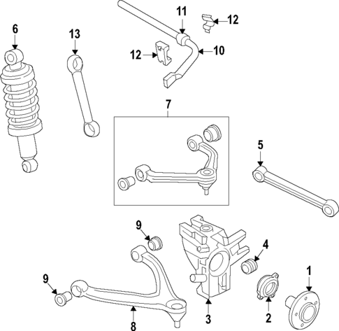 Rear Suspension for 2015 Audi R8 #1
