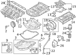 6K103603CT - : Engine Oil Pan for Volkswagen Image