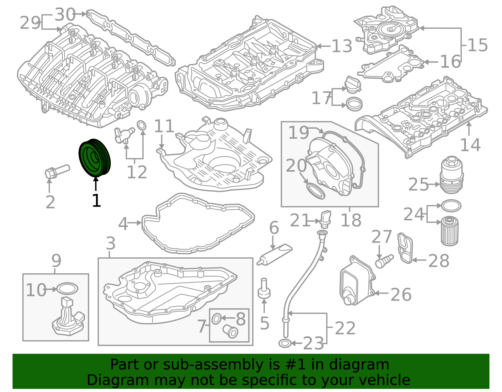 06H-105-243-Q - Vibration Damper 2018-2025 Volkswagen | Wolfsburg Parts ...
