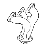 4F2Z9431BA - Exhaust: Exhaust Manifold for Ford: Freestar, Windstar | Mercury: Monterey Image