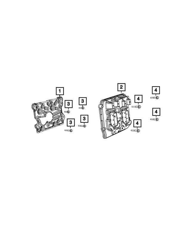 68447687AA - Electrical: Engine Control Module Bracket for Mopar Image