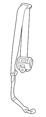 5C3857805DRAA - Body: Lap &amp; Shoulder Belt for Volkswagen Image