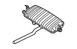 95811191080 - : Rear Muffler for Porsche: Cayenne Image
