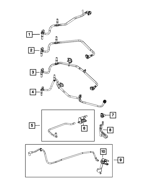 « 68305422AE – Emission Controls : Commande De Purge Soupape pour Mopar Image »