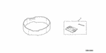 8U98SM4100R1 - Accessory Components: THREAD SET (BLACK) for Honda Image