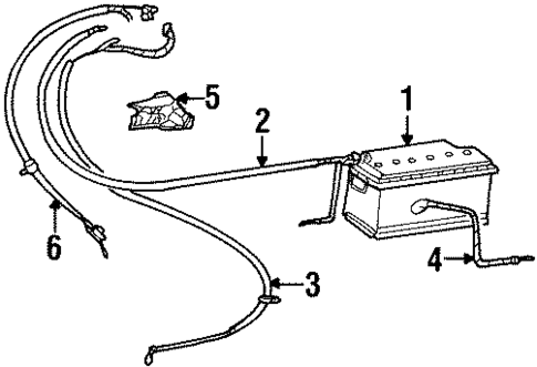 Battery for 1993 Mercedes-Benz 300SL #0