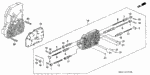 27122PX4000 - Transmission - Automatic: CAP, SHIFT VALVE (1-2) for Honda Image